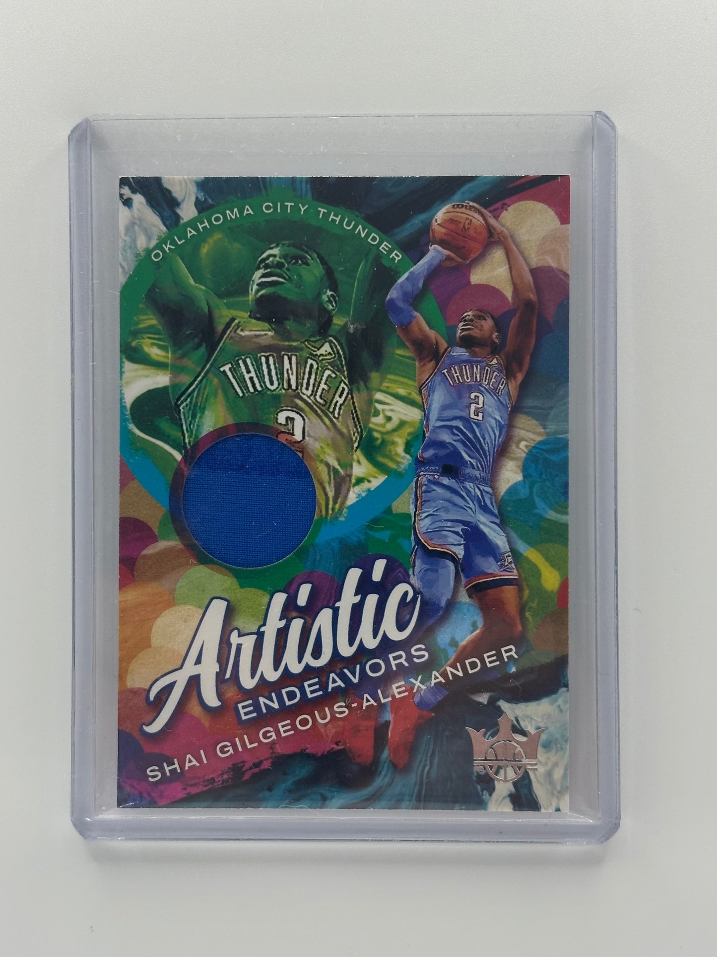 Shai Gilgeous-Alexander 2021-22 Court Kings Artistic Endeavors OKC Thunder Patch