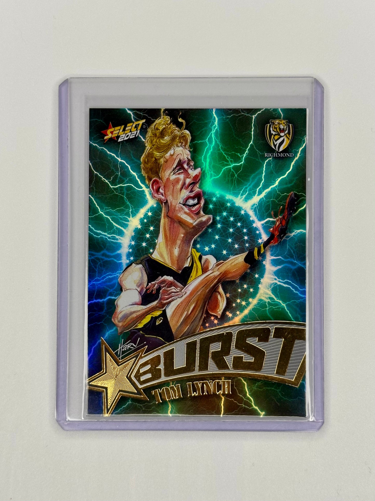 Tom Lynch 2021 Select Lightning Burst 63/210 #SBL55