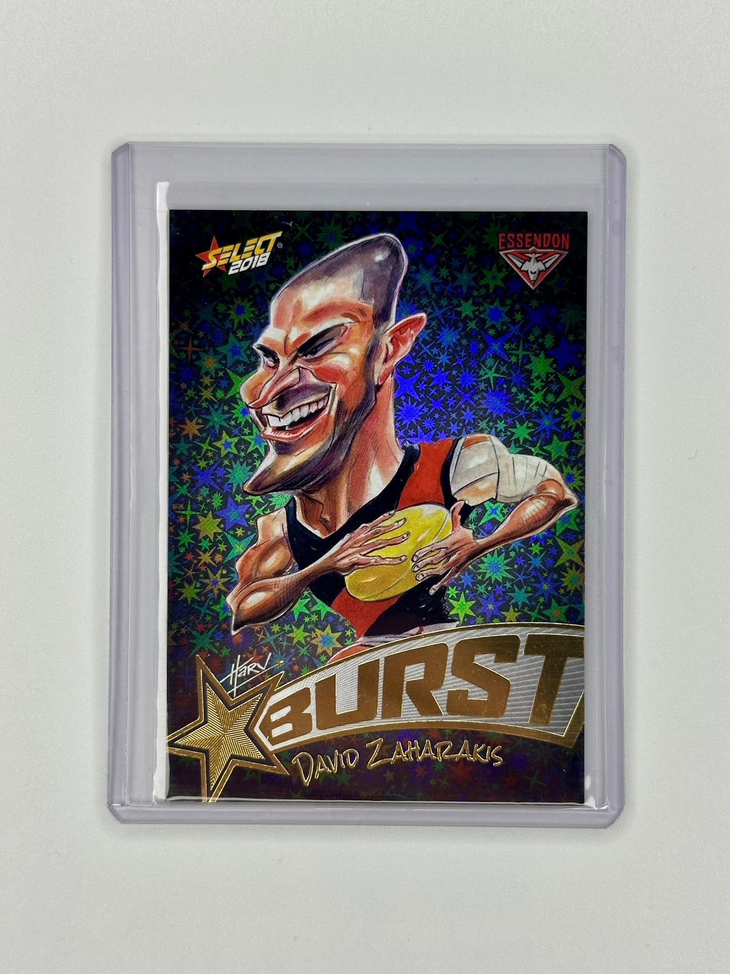 David Zaharakis 2018 Select Black Burst 144/600 #SBB20