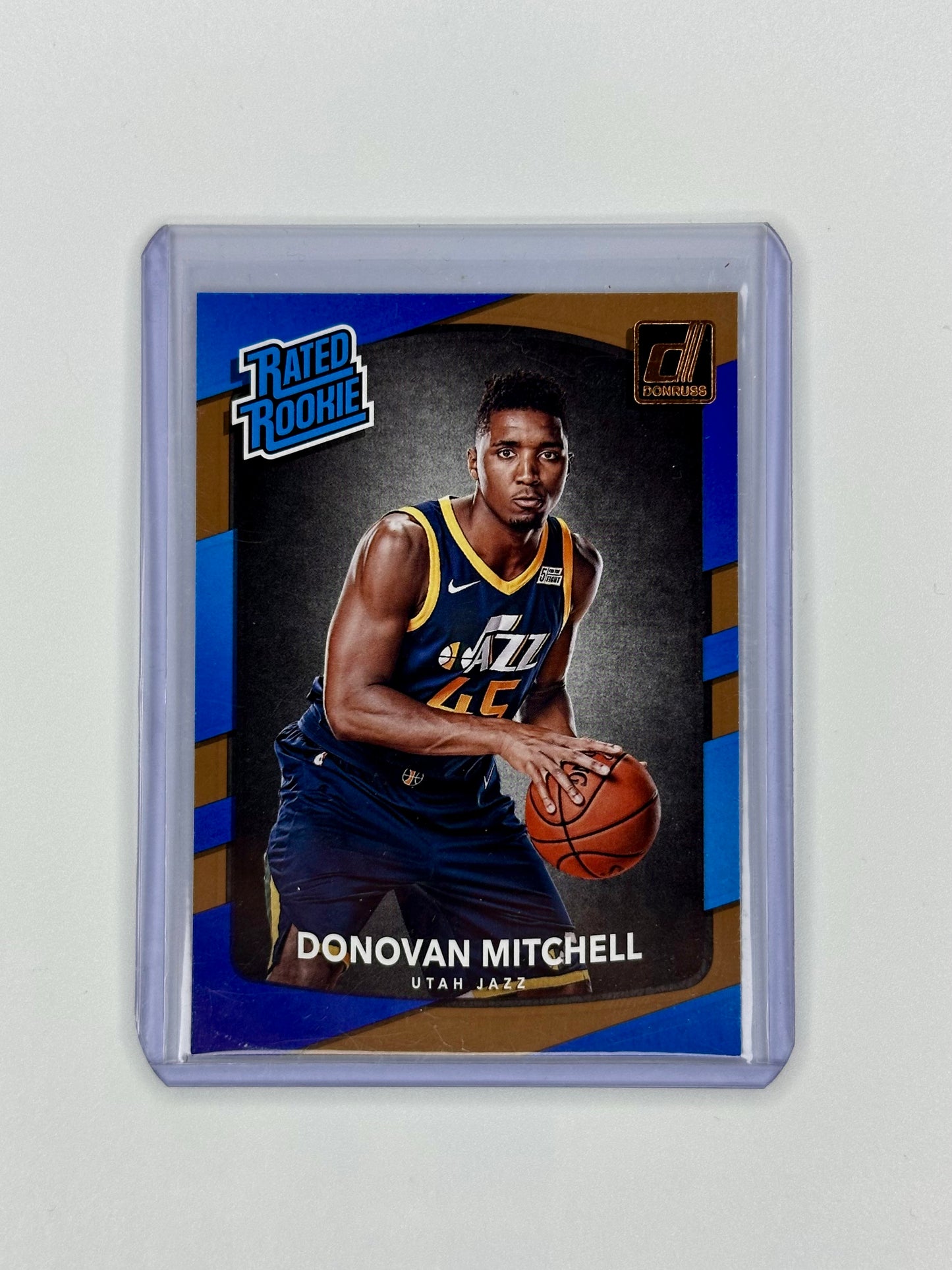 Donovan Mitchell 2017-18 Donruss Rated Rookie RC Utah Jazz #188