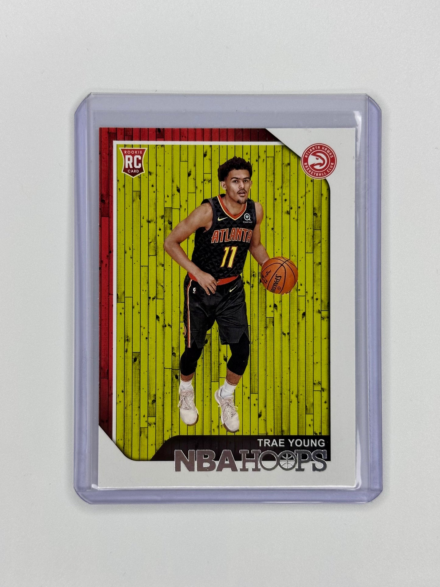 Trae Young 2018-19 Panini NBA Hoops Rookie Card #250 Atlanta Hawks