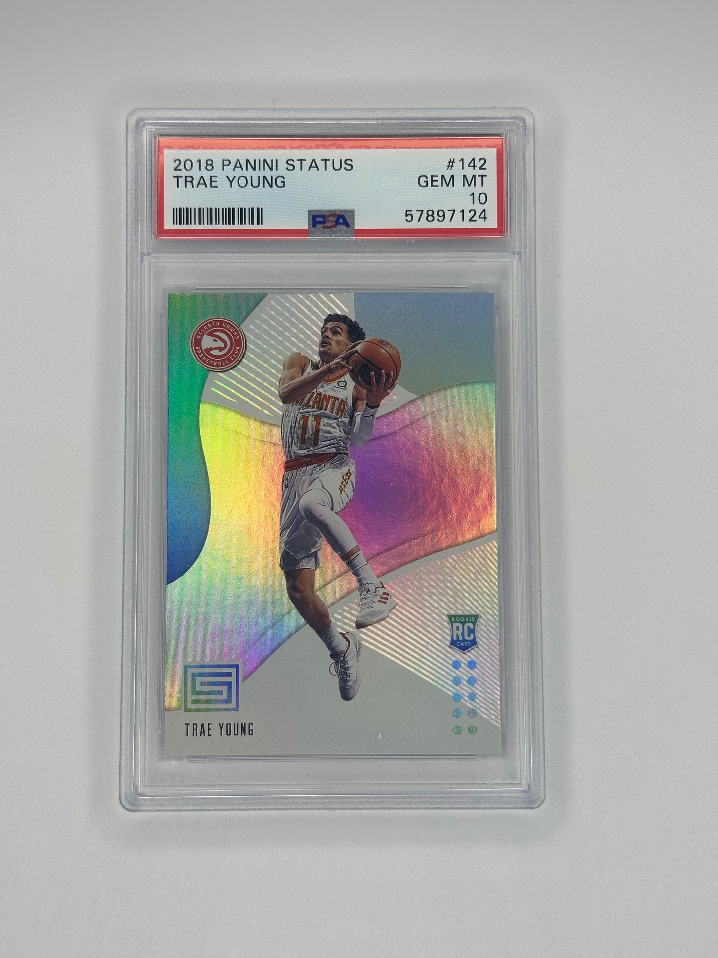 Trae Young 2018-19 Panini Status PSA 10