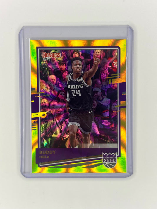 Buddy Heild 2021-22 Panini Donruss Holo Yellow Laser 13/25 #180