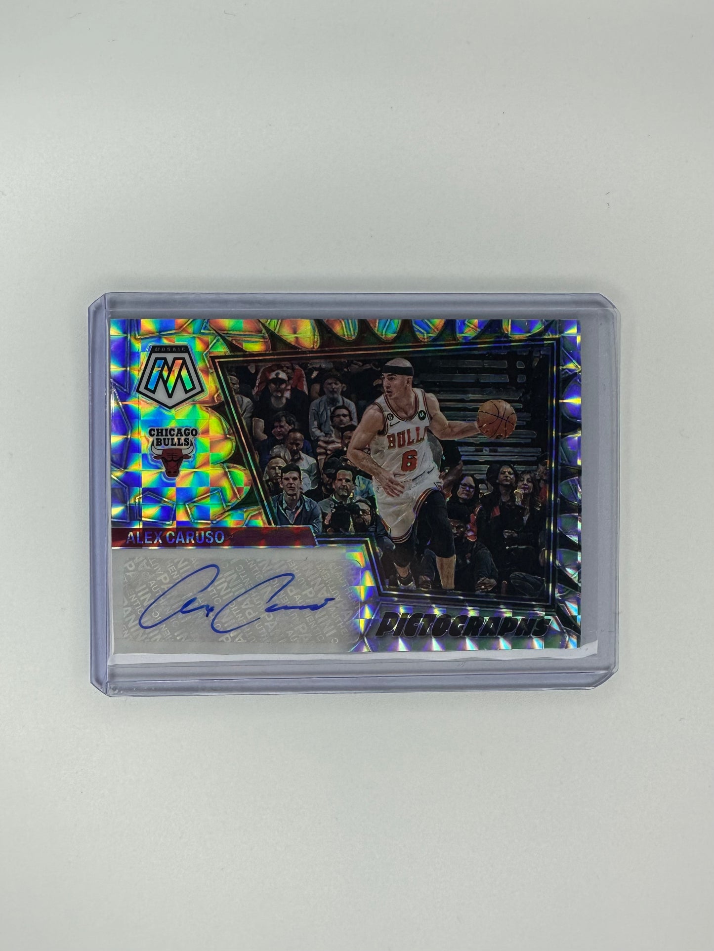 Alex Caruso 2022-2023 Mosaic Pictographs Auto