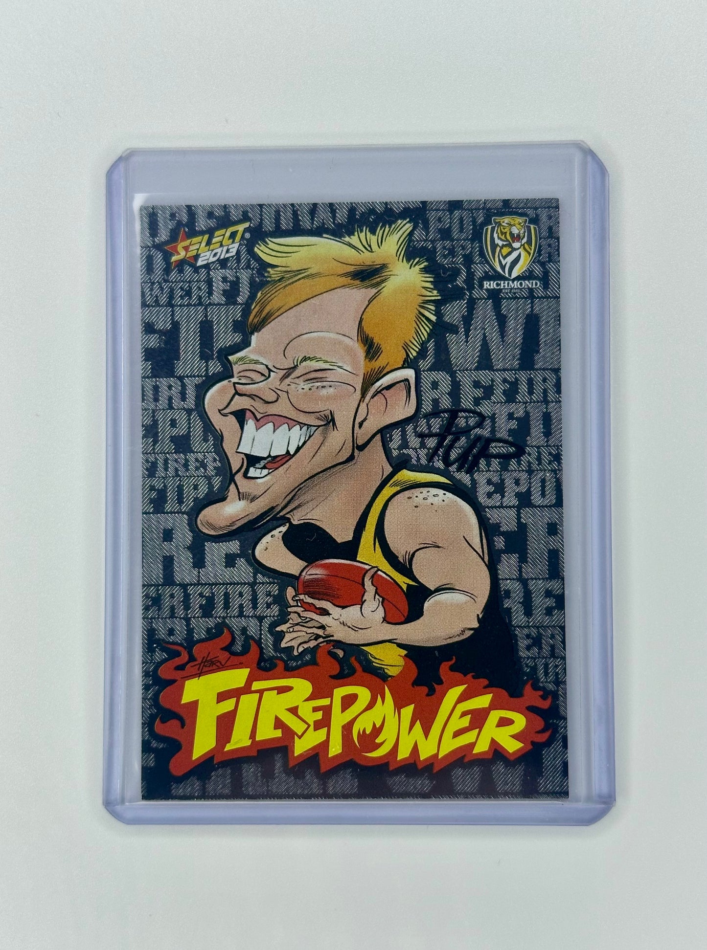 Nick Reiwoldt 2013 AFL Select Champions FIREPOWER CARICATURE FC43 Richmond